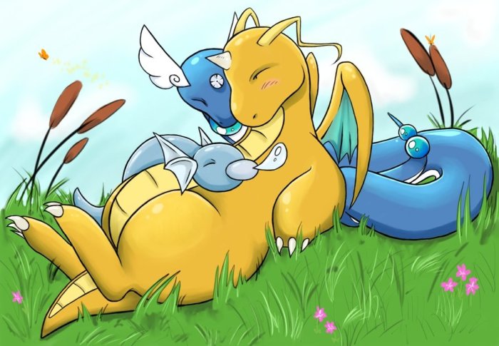 dratini_and_company_by_deft_hands-d4c7qes