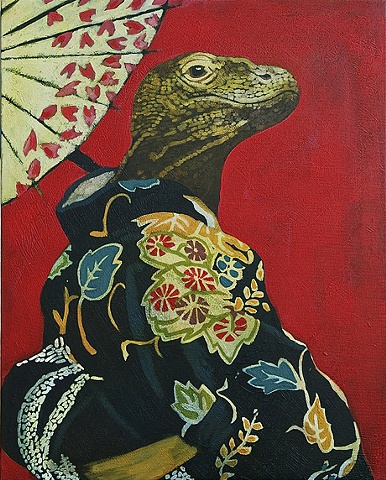 Kimono Dragon by Trisha Oldfield