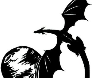 tattoo_of_flying_black_dragon_and_the_moon (detail)