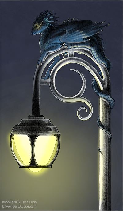 A Shiny Perch by Tiina Purin - Dragondust Studios