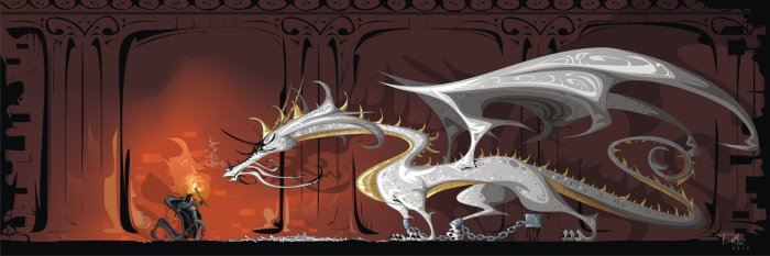 (character)_and_viserion_by_dejan_delic-d5