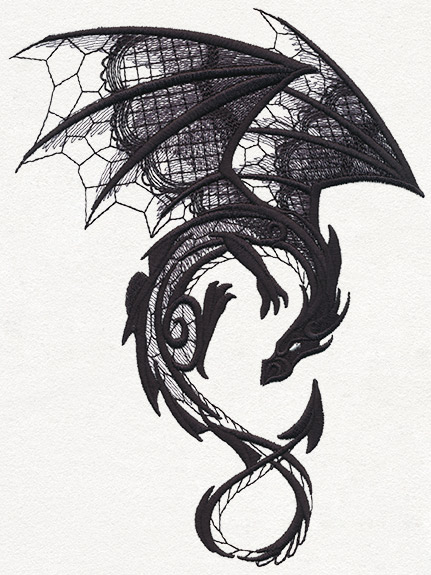 Dark Creatures - Dragon by Urban Threads