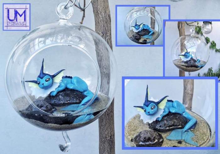 Vaporeon in Pokeball by Umberto M