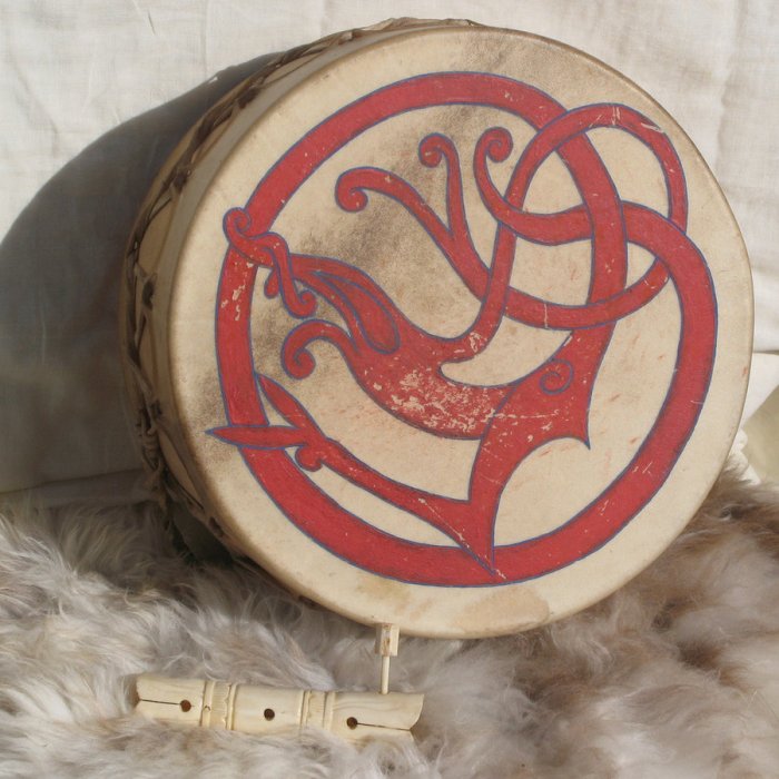 urnes_dragon_drum_by_thorskegga