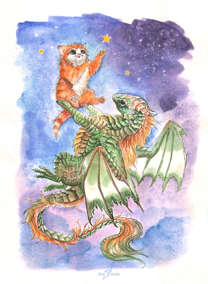 dragon_and_kitty_by_alviaalcedo