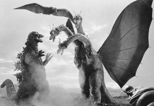 Godzilla & Ghidorah (1964) (detail)