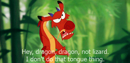 Mushu Dragon Not Lizard