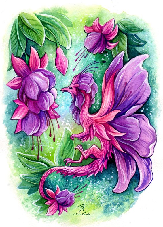 fuchsia_fairy_dragon_by_trollgirl