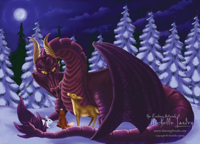 Dragon of Winter Solstice by Dragon-by-Design