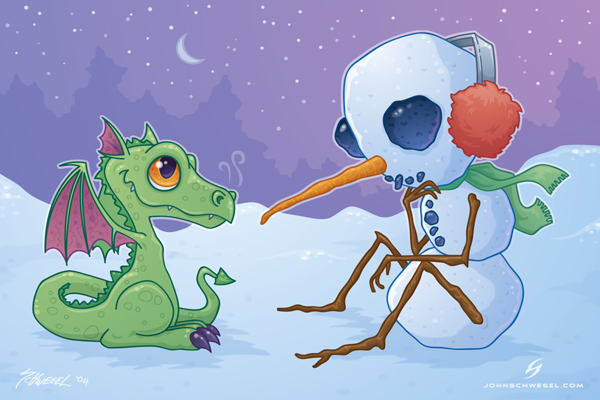 the_snowman_and_the_dragon_by_fizzgig