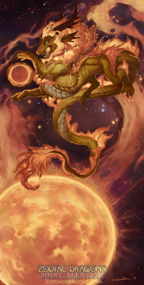 Celestial Zodiac Dragons 2018 by Christina Yen | Writing Dragons
