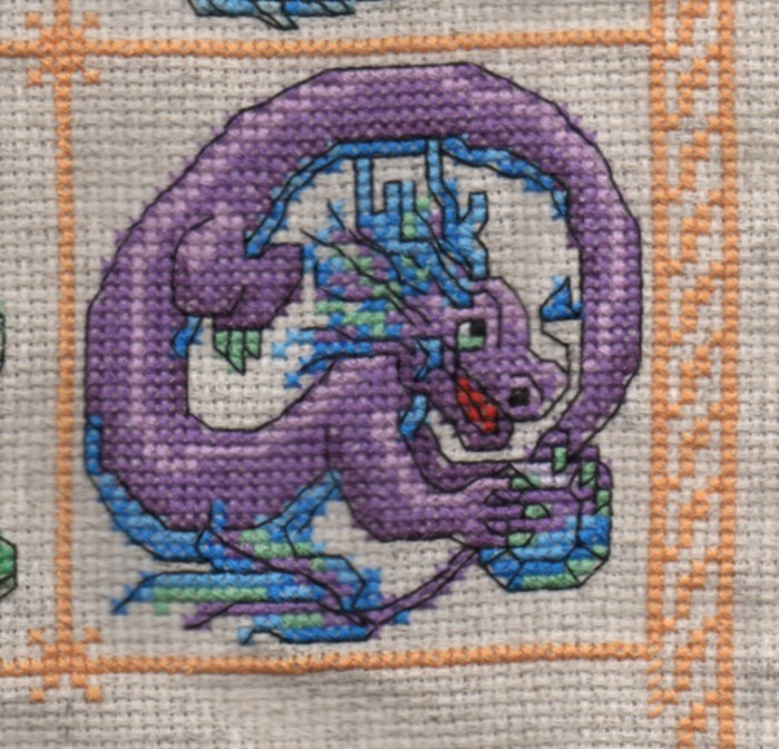 Dragon Birthstone SAL - June-Alexandrite by jijikit