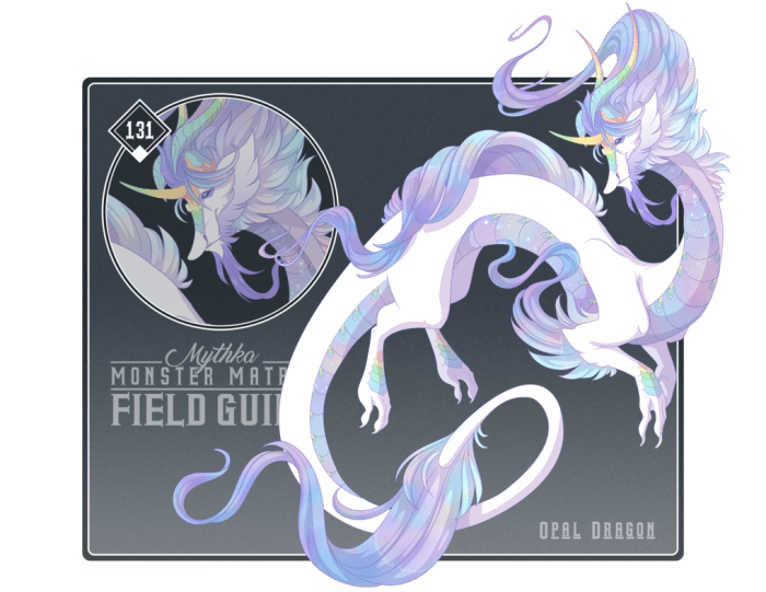 Dragon-a-Day Opal Dragon by Mythka