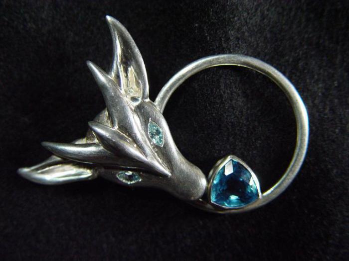 Dragon Brooch by Stephanie Pride