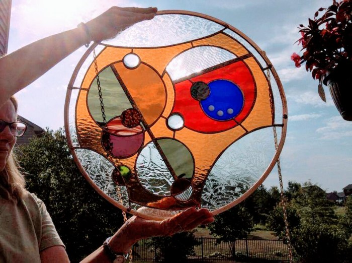 Kitsune Art Glass Gallifrey I Love You 01